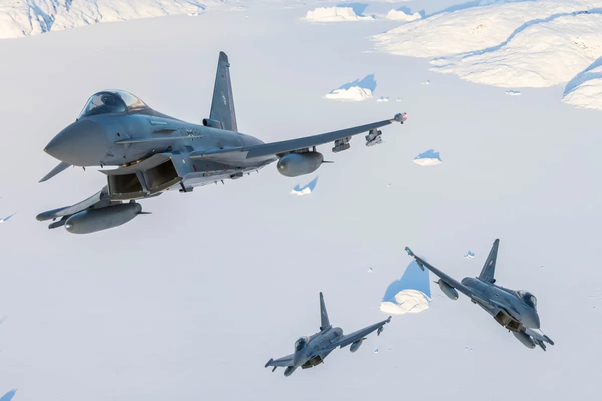Svenska Gripen leder Natos arktiska luftpolisuppdrag