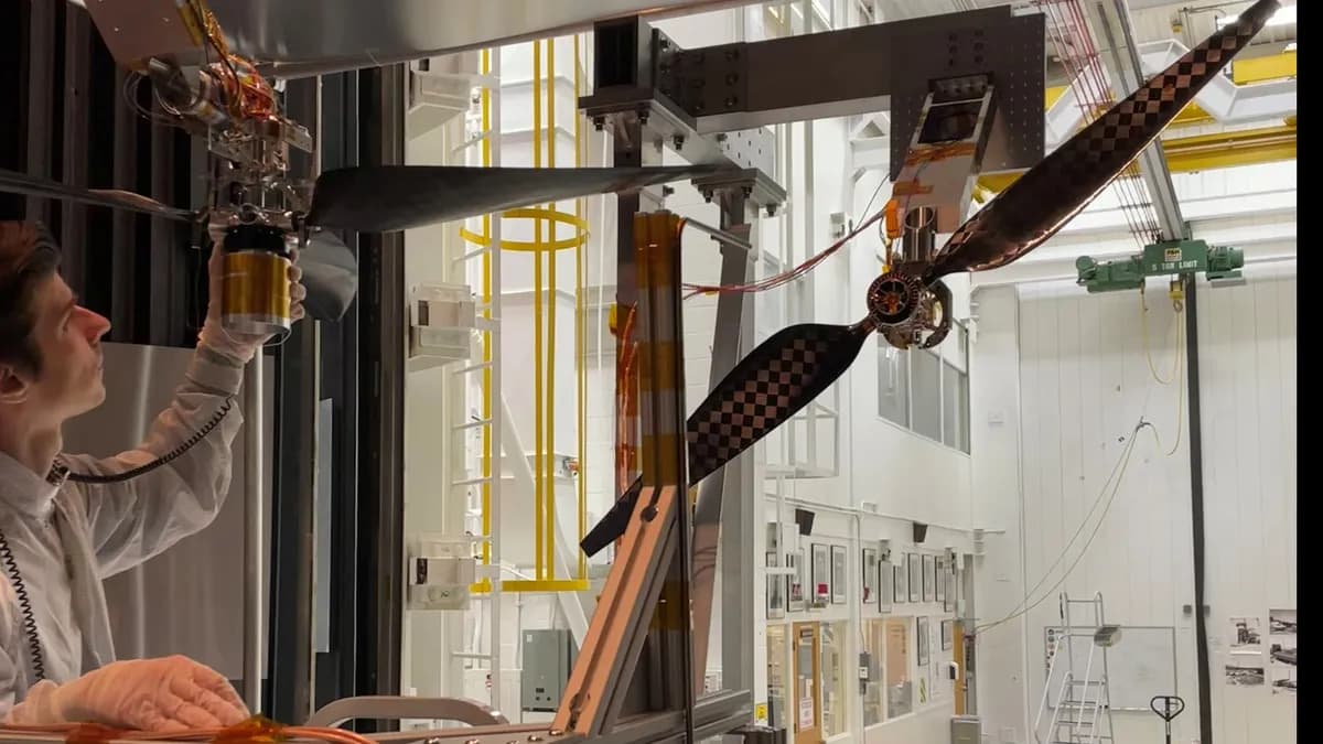 NASA Mars helicopter blades break sound barrier in tests