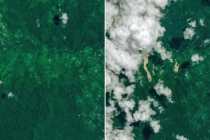 Cyklonen Maila orsakar dödliga jordskred i Papua Nya Guinea