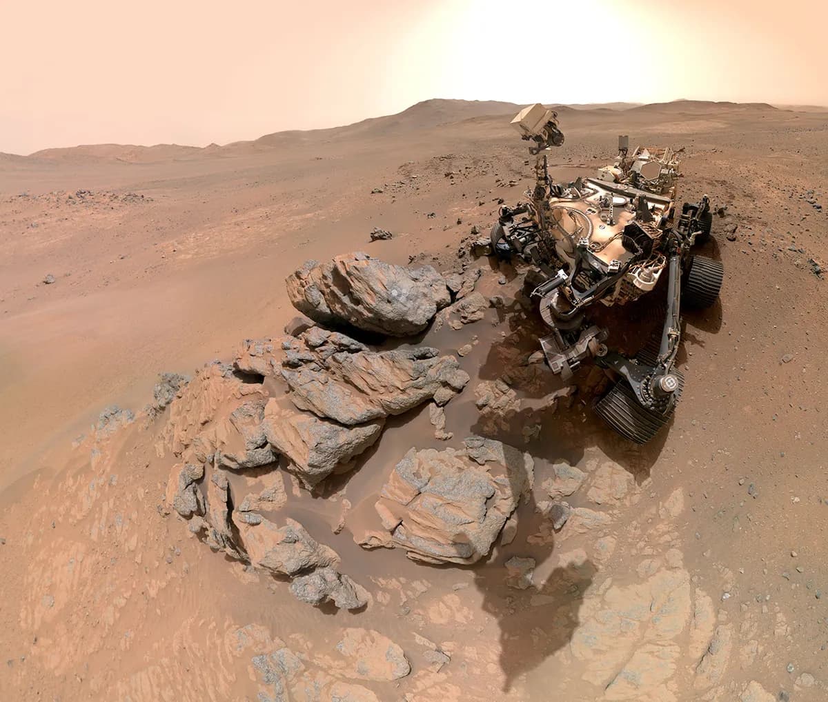 Perseverance rover takes selfie beyond Jezero Crater