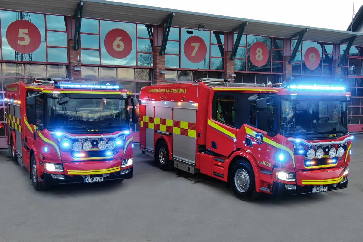 Automatiskt larm utlöst i Ödeshög, räddningstjänst på plats