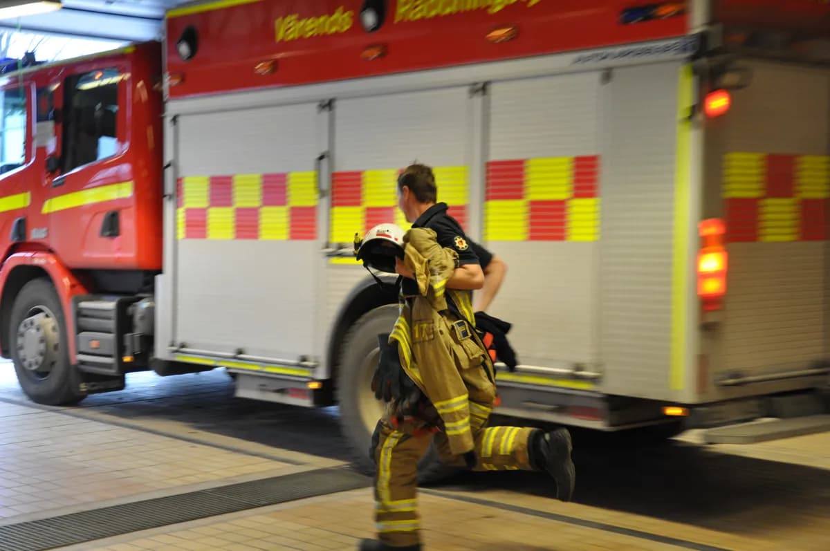 Man glömde kastrull på spisen, orsakade rök i Helsingborg