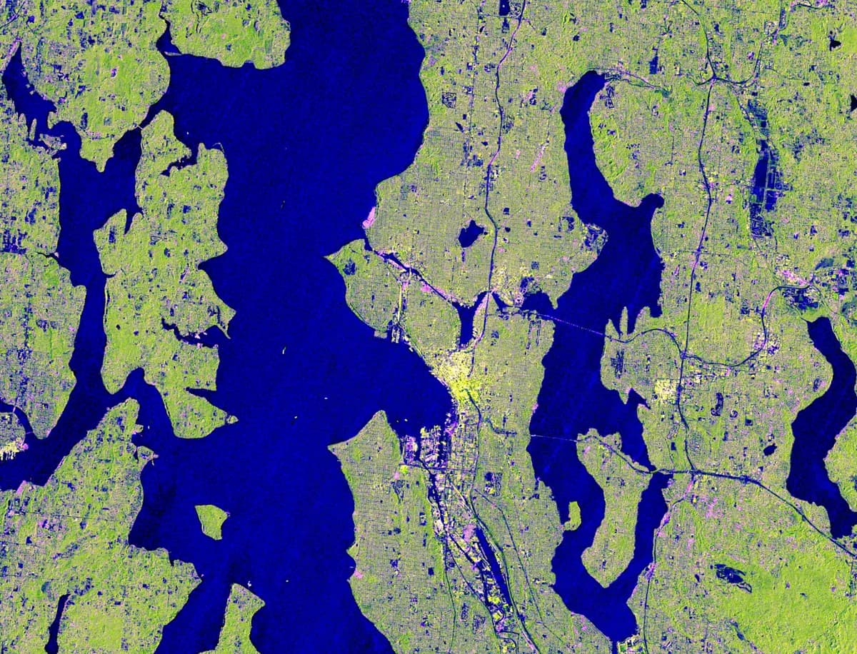 NISAR-satelliten tar molnpenetrerande radaravbildningar av nordvästra Stilla